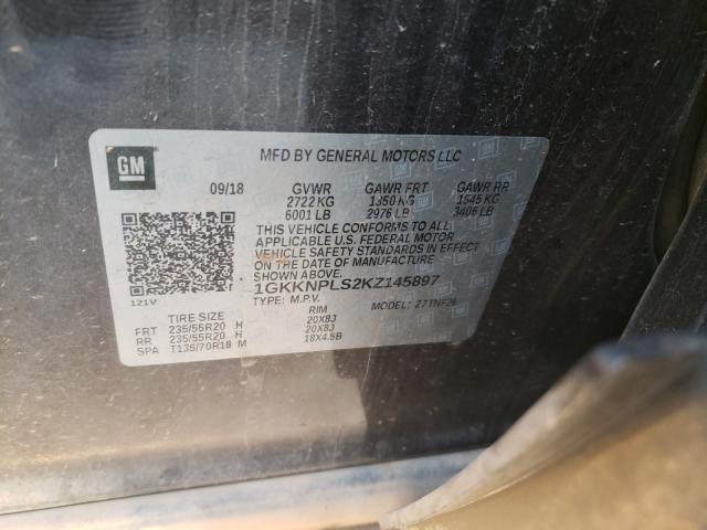 2019 GMC ACADIA DEN 1GKKNPLS2KZ145897