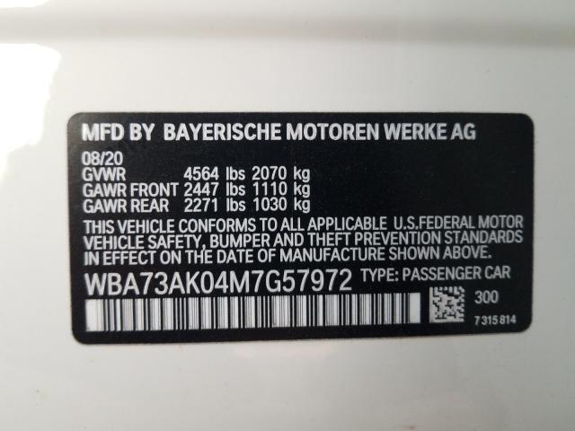 2021 BMW 228XI WBA73AK04M7G57972