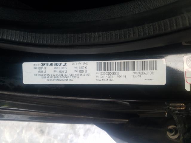 2012 DODGE AVENGER SX 1C3CDZEG0CN165652