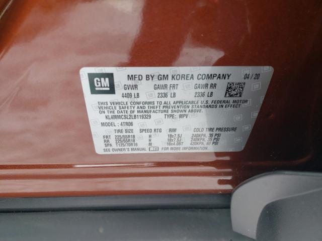 2020 BUICK ENCORE GX KL4MMCSL2LB119329