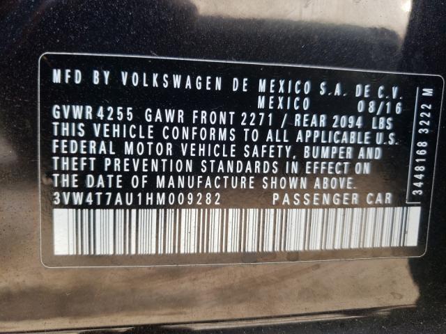 2017 VOLKSWAGEN GTI S 3VW4T7AU1HM009282