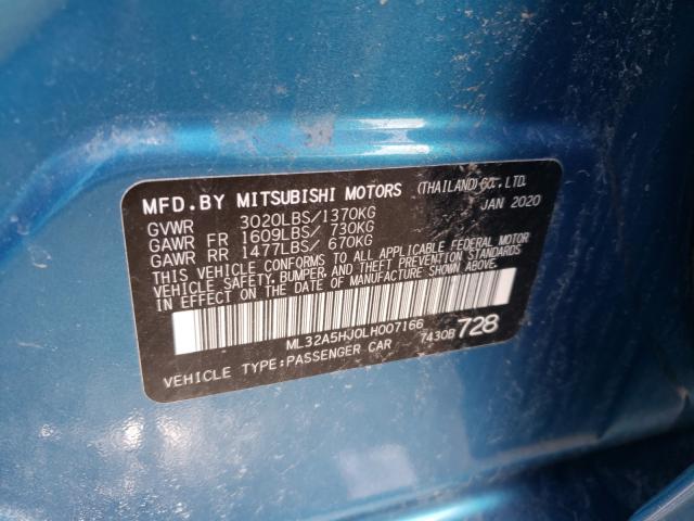 2020 MITSUBISHI MIRAGE LE ML32A5HJ0LH007166