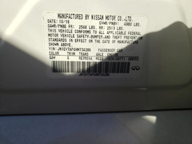 2017 INFINITI Q50 PREMIU JN1EV7AP4HM734286