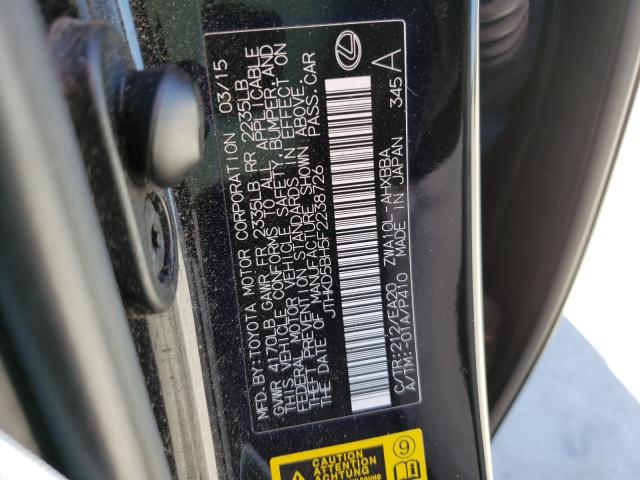 2015 LEXUS CT 200 JTHKD5BH5F2238726