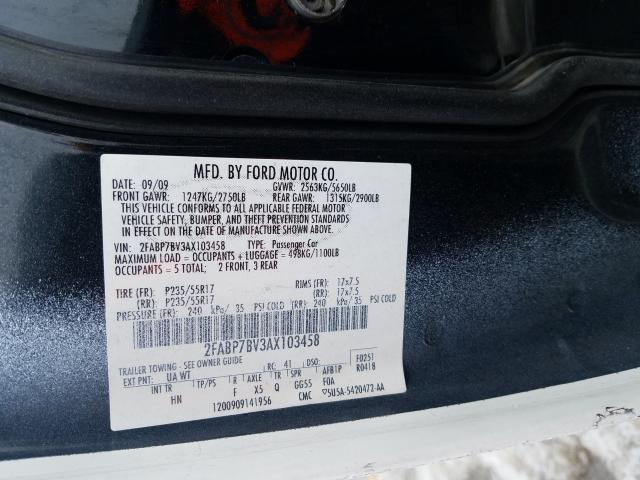 2010 FORD CROWN VICT 2FABP7BV3AX103458
