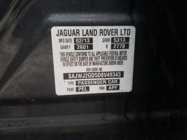 2013 JAGUAR XJL PORTFO SAJWJ2GD5D8V49343