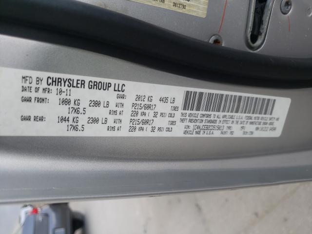 2012 JEEP COMPASS LA 1C4NJCEB2CD515013