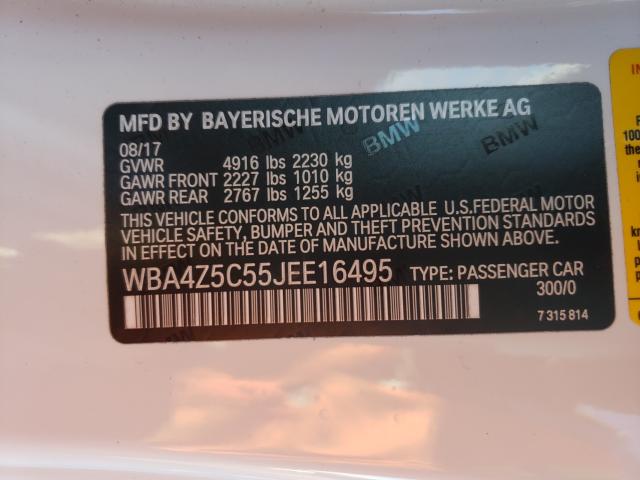 2018 BMW 440I WBA4Z5C55JEE16495