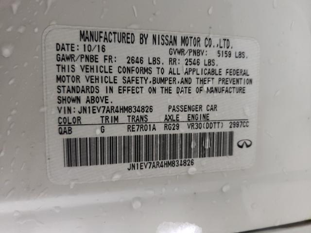 2017 INFINITI Q50 PREMIU JN1EV7AR4HM834826