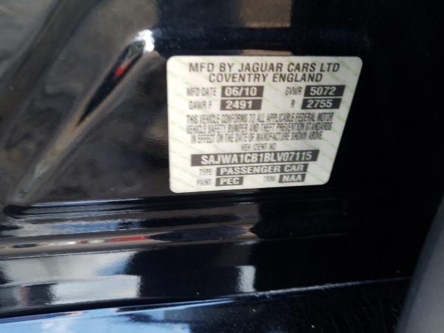 2011 JAGUAR XJ SAJWA1CB1BLV07115