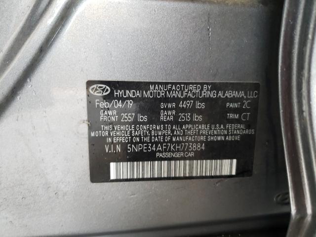2019 HYUNDAI SONATA LIM 5NPE34AF7KH773884