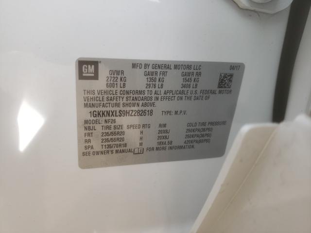 2017 GMC ACADIA DEN 1GKKNXLS9HZ282618