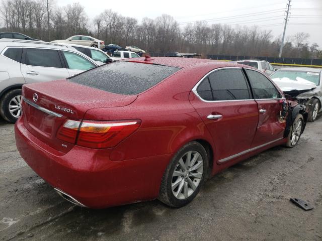 2012 LEXUS LS 460L JTHDL1EFXC5004364