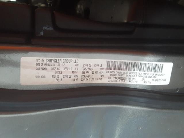 2013 JEEP GRAND CHER 1C4RJFAG5DC501439