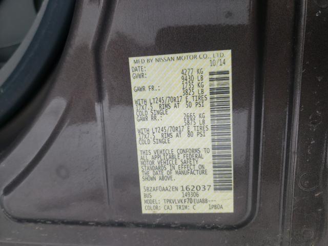 2014 NISSAN NV 3500 S 5BZAF0AA2EN162037