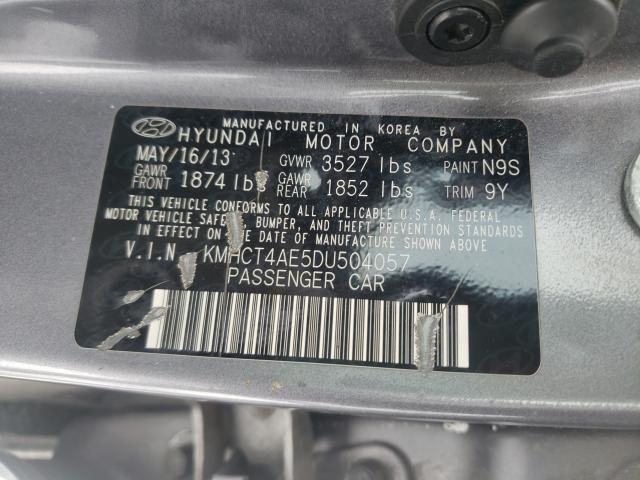 2013 HYUNDAI ACCENT GLS KMHCT4AE5DU504057