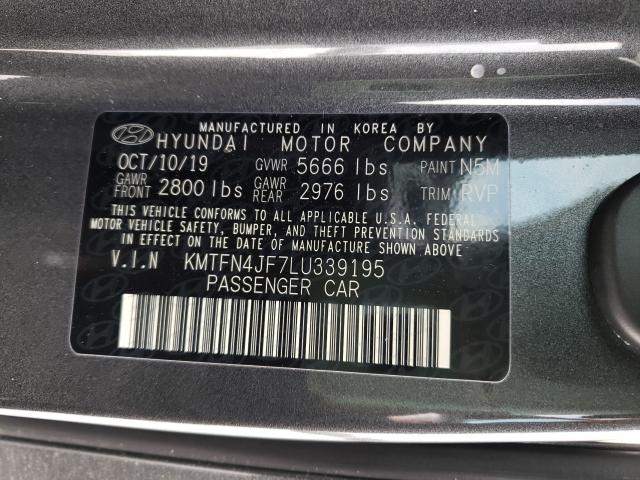 2020 GENESIS G80 BASE KMTFN4JF7LU339195