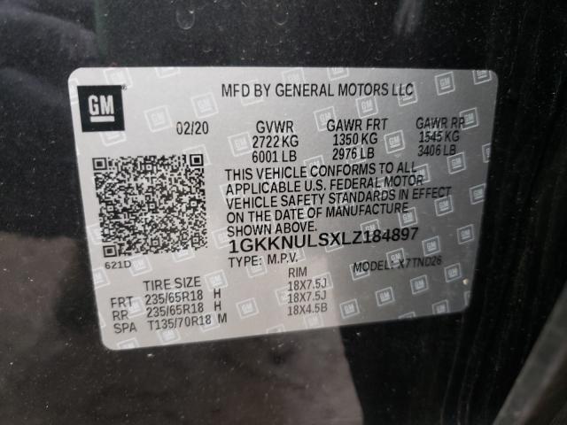 2020 GMC ACADIA SLT - 1GKKNULSXLZ184897