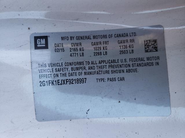 2015 CHEVROLET CAMARO 2SS 2G1FK1EJXF9218997