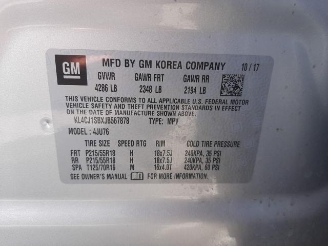 2018 BUICK ENCORE SPO KL4CJ1SBXJB567878