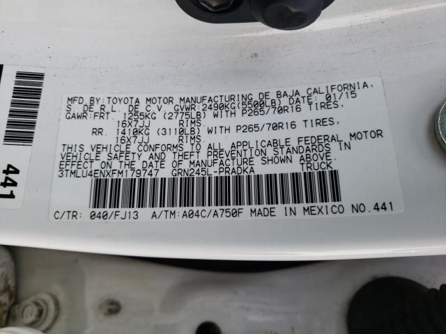 2015 TOYOTA TACOMA DOU - 3TMLU4ENXFM179747