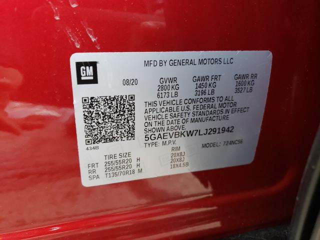 2020 BUICK ENCLAVE PR 5GAEVBKW7LJ291942