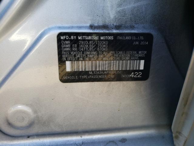 2015 MITSUBISHI MIRAGE DE ML32A3HJ4FH004151