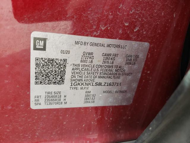 2020 GMC ACADIA SLE - 1GKKNKLS8LZ163714