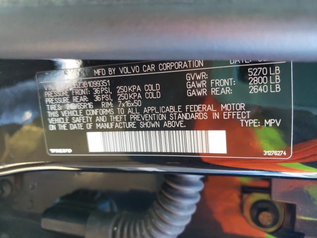 2011 VOLVO XC70 3.2 YV4940BZ3B1099351
