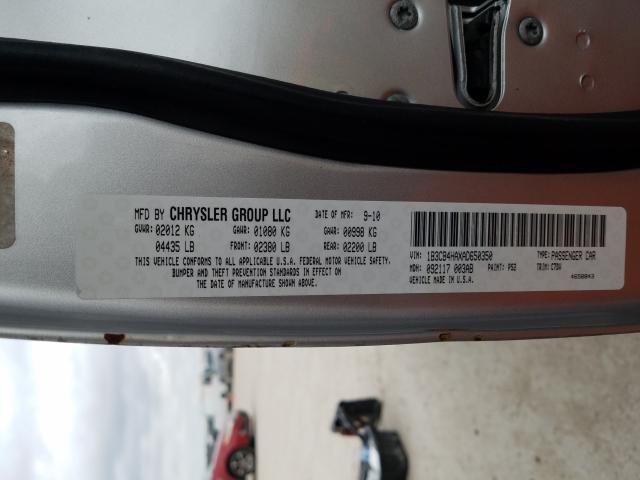 2010 DODGE CALIBER SX 1B3CB4HAXAD650350