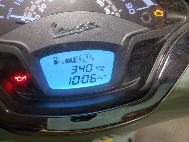 2020 VESPA SCOOTER ZAPMA39MXL5100585