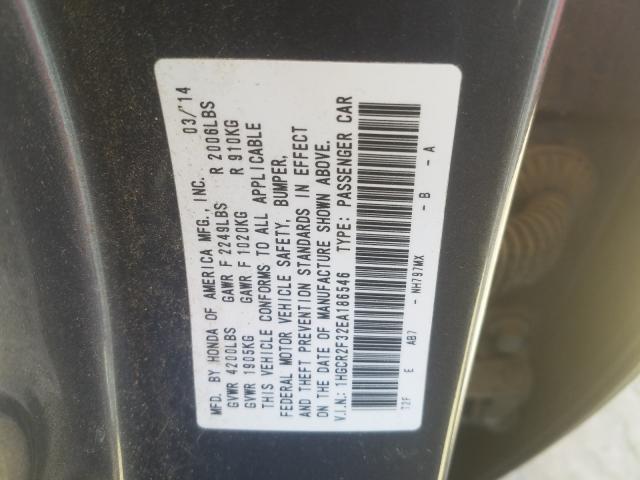 2014 HONDA ACCORD LX 1HGCR2F32EA186546