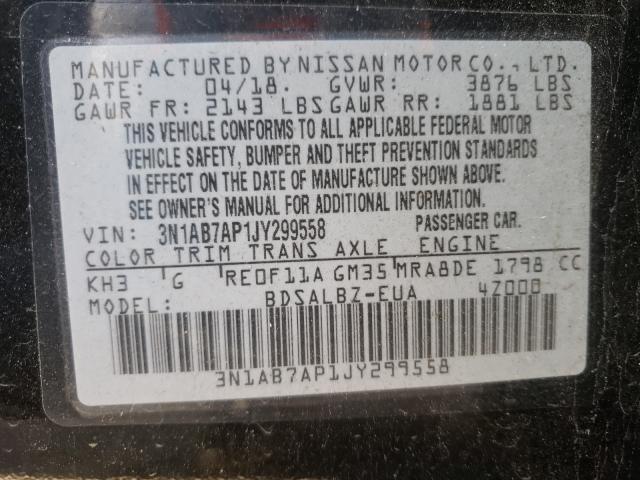 2018 NISSAN SENTRA S - 3N1AB7AP1JY299558