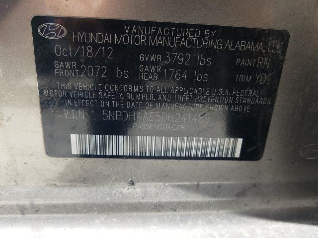 2013 HYUNDAI ELANTRA GL 5NPDH4AE5DH241489