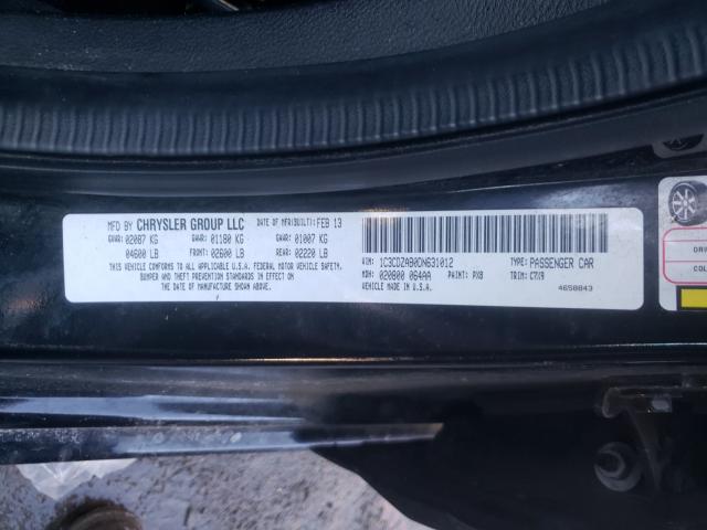2013 DODGE AVENGER SE 1C3CDZAB0DN631012