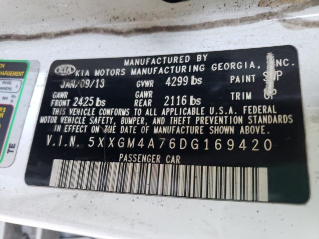 2013 KIA OPTIMA LX - 5XXGM4A76DG169420