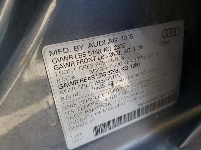 VIN WA1UFAFL3GA012505 2016 Audi A4, Premium Plus no.10