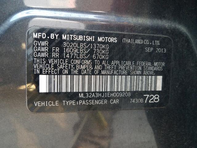 2014 MITSUBISHI MIRAGE DE ML32A3HJ1EH009208