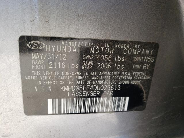 2013 HYUNDAI ELANTRA GT KMHD35LE4DU023613