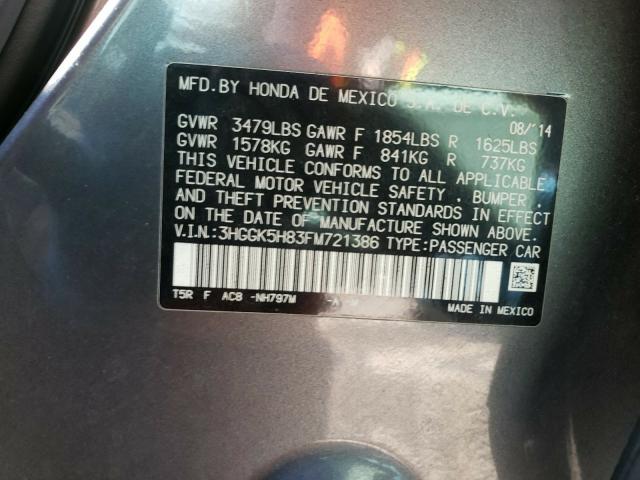 2015 HONDA FIT EX 3HGGK5H83FM721386