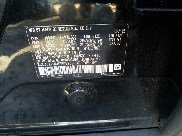 2016 HONDA HR-V EXL 3CZRU6H79GM700407