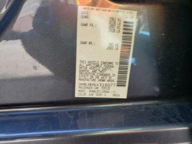 2020 NISSAN ALTIMA S - 1N4BL4BV6LN316077