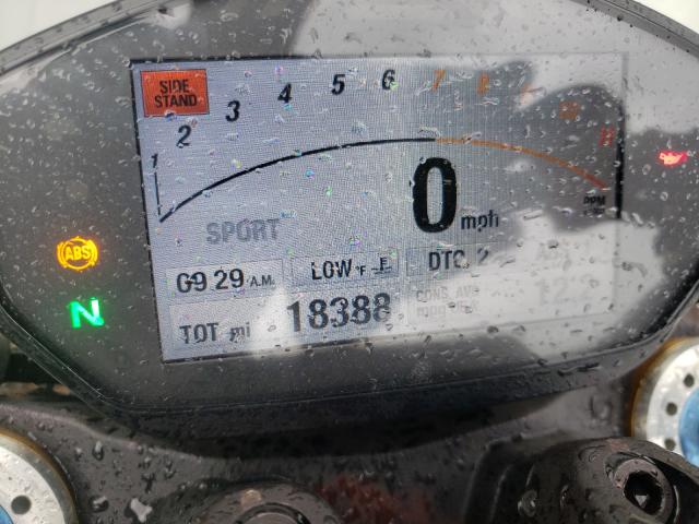 2015 DUCATI MONSTER 12 ZDM1RBSW0FB011251