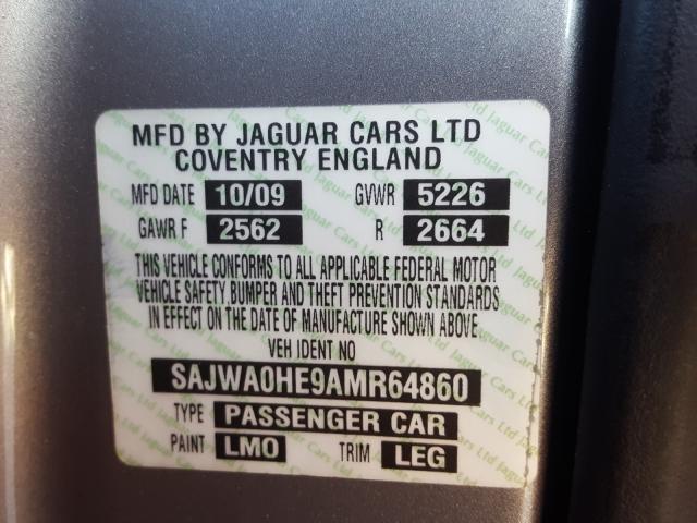 2010 JAGUAR XF SUPERCH SAJWA0HE9AMR64860
