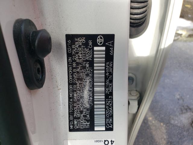 2016 TOYOTA SCION IM JTNKARJEXGJ518721