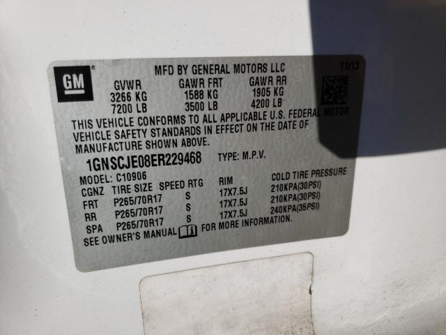 2014 CHEVROLET SUBURBAN C 1GNSCJE08ER229468