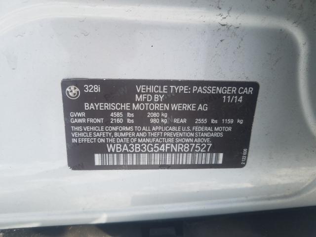2015 BMW 328 XI WBA3B3G54FNR87527