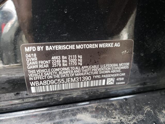 2018 BMW 330 XI WBA8D9C55JEM31390