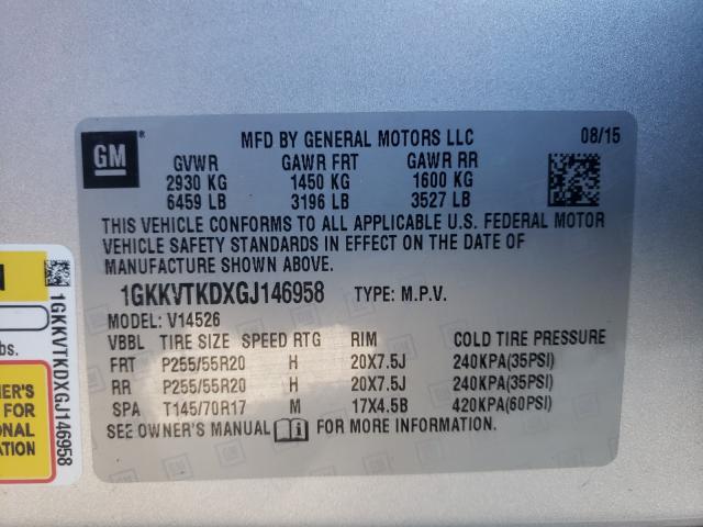 2016 GMC ACADIA DEN 1GKKVTKDXGJ146958