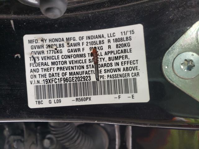 2016 HONDA CIVIC TOUR 19XFC1F96GE202923